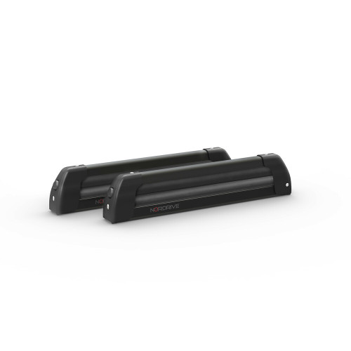 Portasci e Snowboard NK-40 in alluminio nero per barre 4 sci o 2 snow