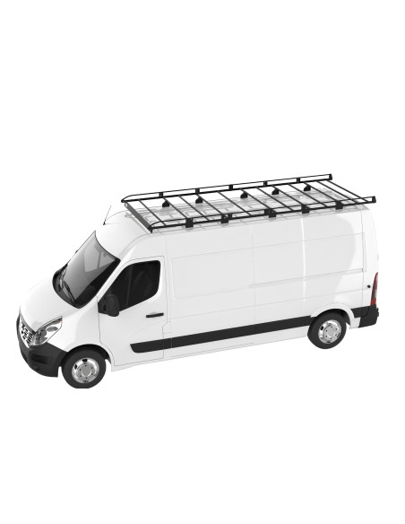 Bagagliera Evo Rack CRUZ acciaio 400x158cm Nissan NV400-Interstar L3H2 2012-2024