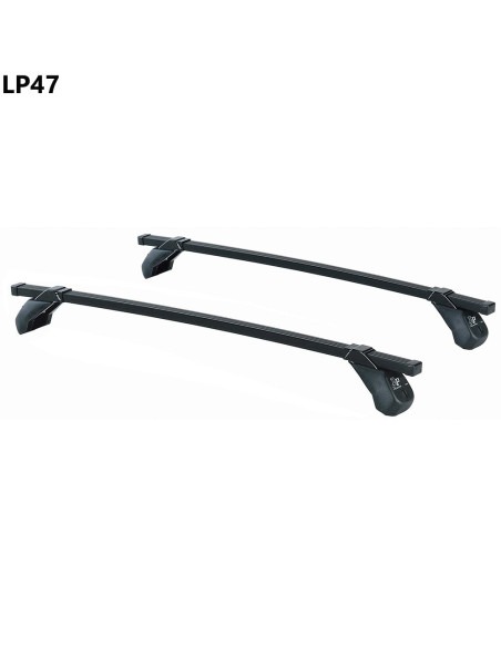 Kit barre portatutto LP47 per Fiat 500 - 500C dal 2007 al 2024