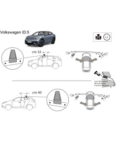 Kit barre portatutto LP47 per Volkswagen ID.5 dal 2021 2