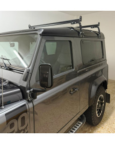 2 Barre portatutto PROFESSIONAL acciaio Land Rover Defender 90/110 1990-2018 2