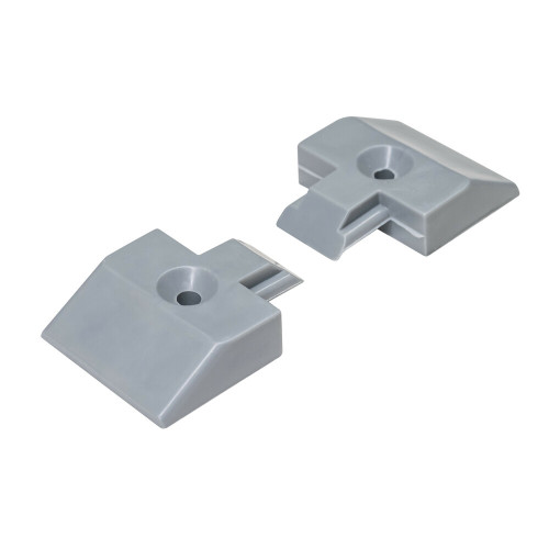 Coppia terminali in plastica per rotaia ferma carico 97253
