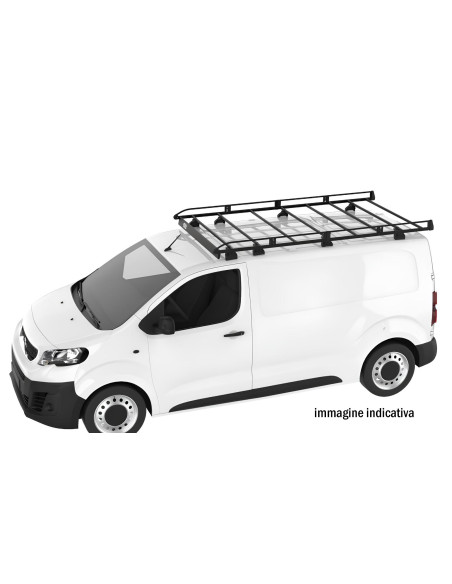 Bagagliera Evo Rack CRUZ acciaio 230x126cm Ford Transit Connect L2 dal 2024