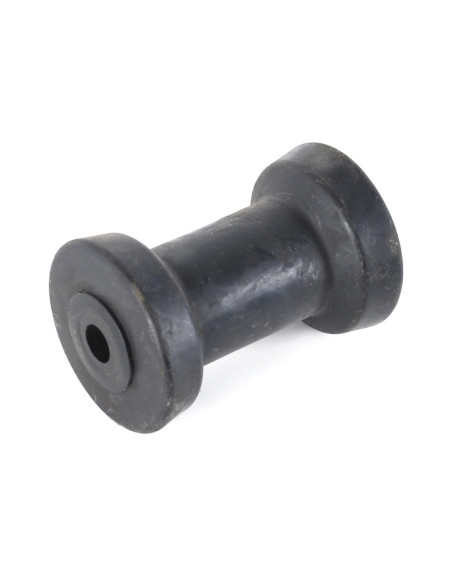 Rullo centrale nero 122mm foro 15mm per rimorchio Jetski