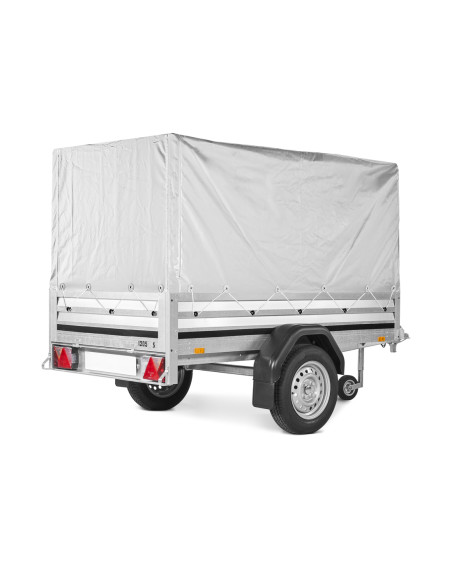 Centina e telo grigio H. 81cm per rimorchio LBC1205