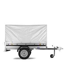 Centina e telo grigio H. 81cm per rimorchio LBC1205 2