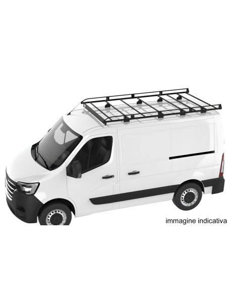 Bagagliera Evo Rack CRUZ acciaio 280x158cm Opel Movano L1H1 2010-2021