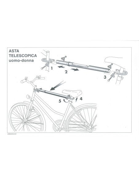 Adattatore uomo-donna per portabici peruzzo 395