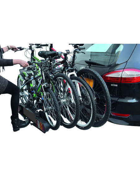 Portabici per gancio traino inclinabile Pure Instinct Towball 4 bici