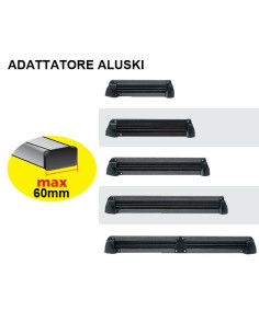 Adattatore per portasci Aluski barre portatutto max 60mm