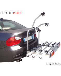 Carrello portabici per gancio traino universale omologato 2 biciclette