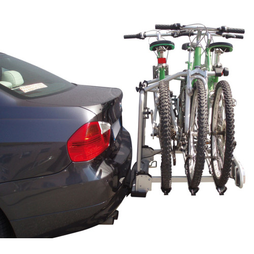 Carrello portabici per gancio traino universale omologato 3 biciclette