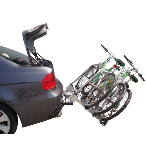 Carrello portabici per gancio traino universale omologato 3 biciclette
