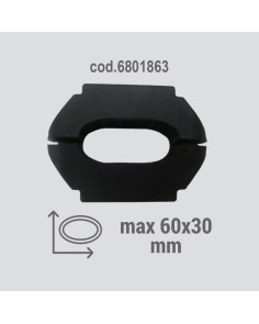 Kit adattatore 6801863 per montaggio portasci su barre max. 60mm