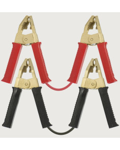 Kit cavi collegamento batteria 24v  pinze 500A - 5mt - 35mmq
