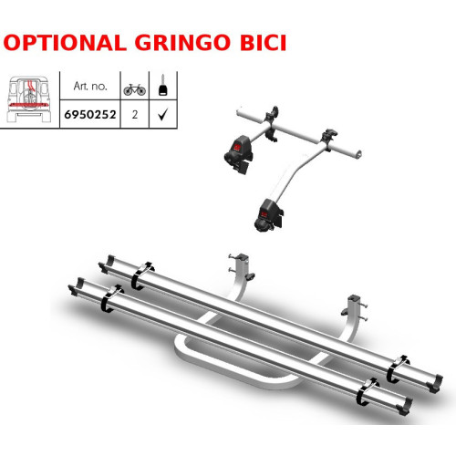 Optional Porta bici Gringo bici Fabbri 6950252