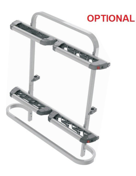 Optional trasformazione Exclusiv portabici in portasci-snow