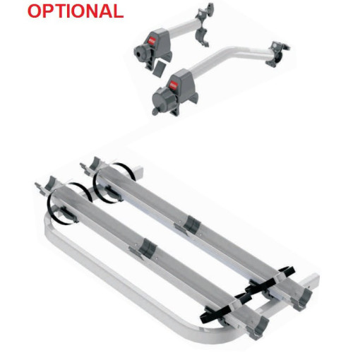 Optional trasformazione Exclusiv portasci in portabici
