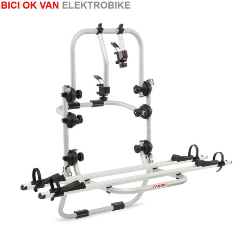 Portabici 2 bici posteriore in alluminio bici elettriche OK ELEKTROBIKE VAN