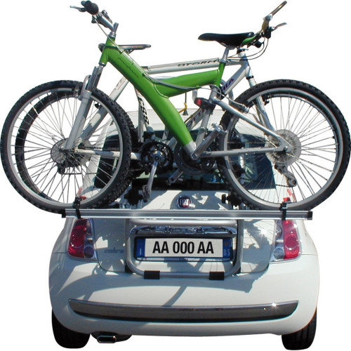 Portabici 2 bici posteriore in alluminio da portellone BICI OK 2