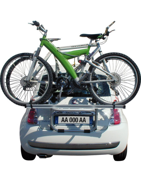 Portabici 2 bici posteriore in alluminio da portellone BICI OK 2
