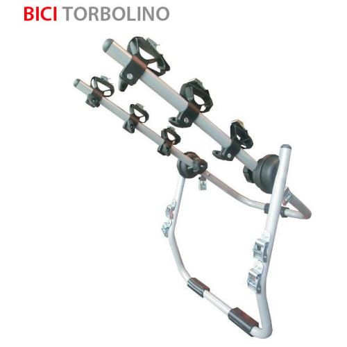 Portabici 3 bici posteriore in acciaio verniciato da portellone TORBOLINO