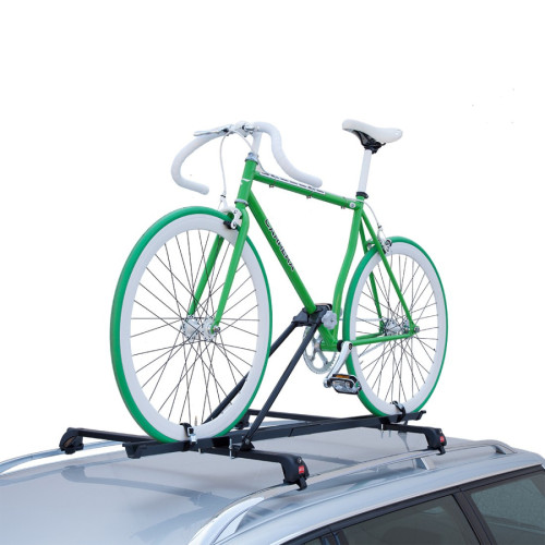 Portabici da tetto universale acciaio verniciato nero Bici 1000