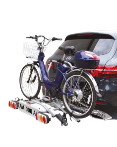 Portabici fast 2 bici posteriore in alluminio gancio traino per bici elettriche 2