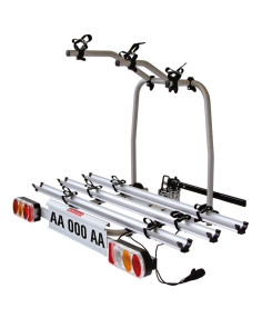 Portabici fast 3 bici posteriore in alluminio per gancio traino Easy bike