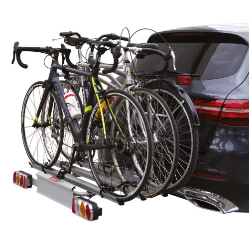 Portabici fast 3 bici posteriore in alluminio per gancio traino Easy bike