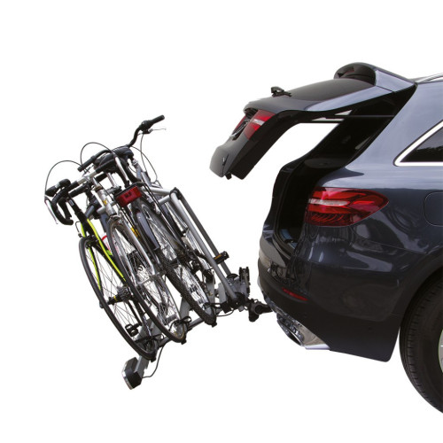 Portabici fast 3 bici posteriore in alluminio per gancio traino Easy bike