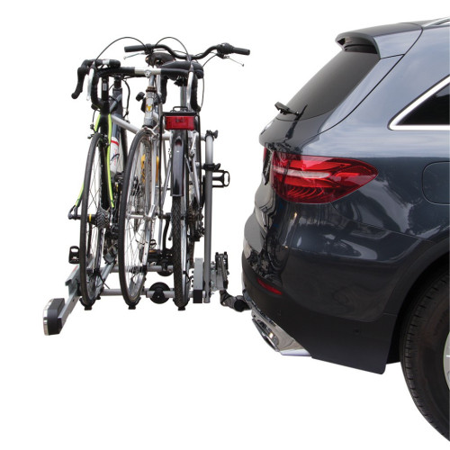 Portabici fast 3 bici posteriore in alluminio per gancio traino Free bike