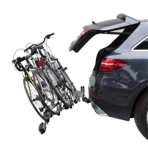 Portabici fast 3 bici posteriore in alluminio per gancio traino Free bike