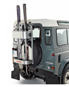 Portasci per fuoristrada e jeep, universale, fissaggio a ruota di scorta 6950250