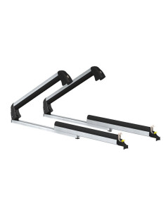 Portasci snowboard alluminio 4 paia sci o 2 snow - Aluski & Board scorrevole 2