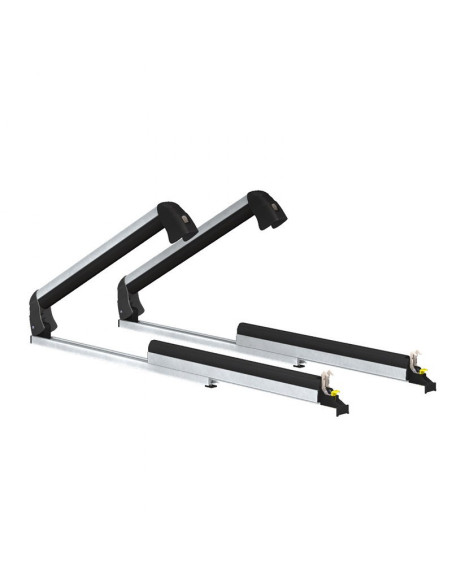 Portasci snowboard alluminio 4 paia sci o 2 snow - Aluski & Board scorrevole