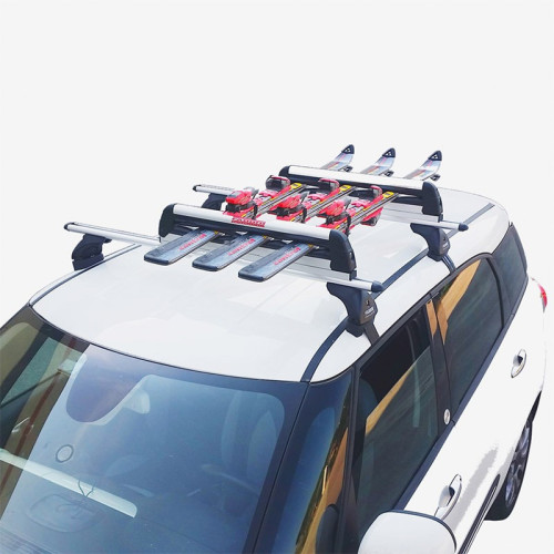 Portasci snowboard alluminio 4 paia sci o 2 snow - Aluski & Board scorrevole