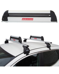 Portasci snowboard per barre Aluski & Board new 4 paia sci o 2 snow