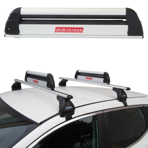 Portasci snowboard per barre Aluski & Board new 4 paia sci o 2 snow