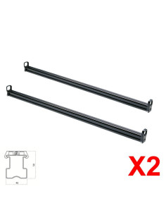 2 Barre portatutto portapacchi PRO acciaio Nissan Pathfinder dal 2005