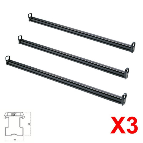3 Barre portatutto PROFESSIONAL acciaio Land Rover Defender 90/110 1990-2018