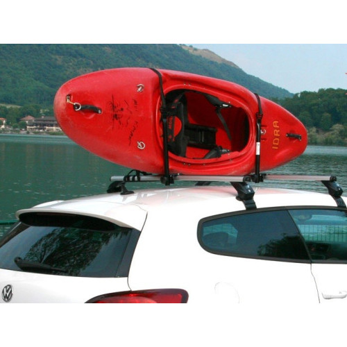Porta kayak reclinabile per barre portatutto
