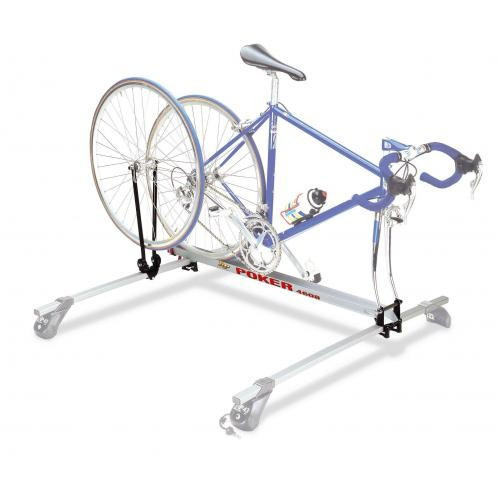 Portabici da tetto per barre portatutto bici da corsa in alluminio
