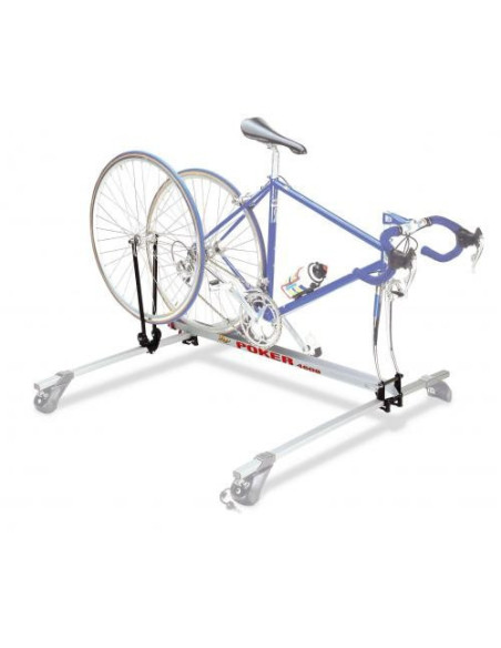 Portabici da tetto per barre portatutto bici da corsa in alluminio