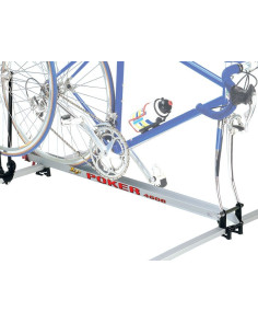 Portabici da tetto per barre portatutto bici da corsa in alluminio 2