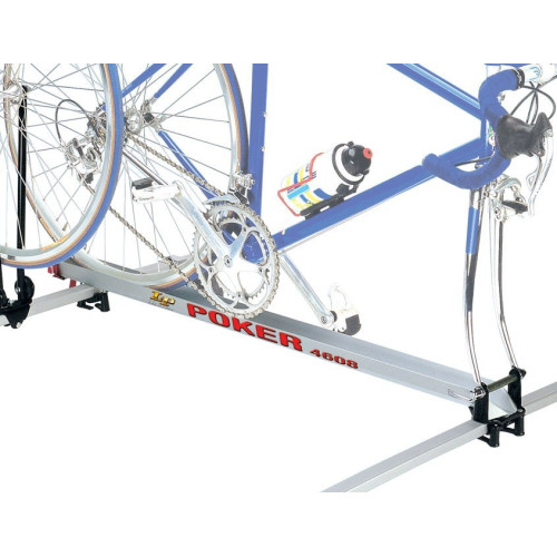 Portabici da tetto per barre portatutto bici da corsa in alluminio