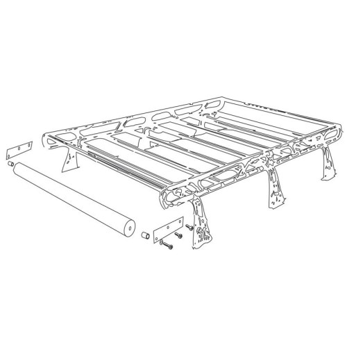 Rullo caricascale 110cm per bagagliera Omega Vans La Prealpina