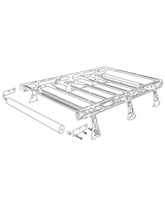 Rullo caricascale 124cm per bagagliera Omega Vans La Prealpina