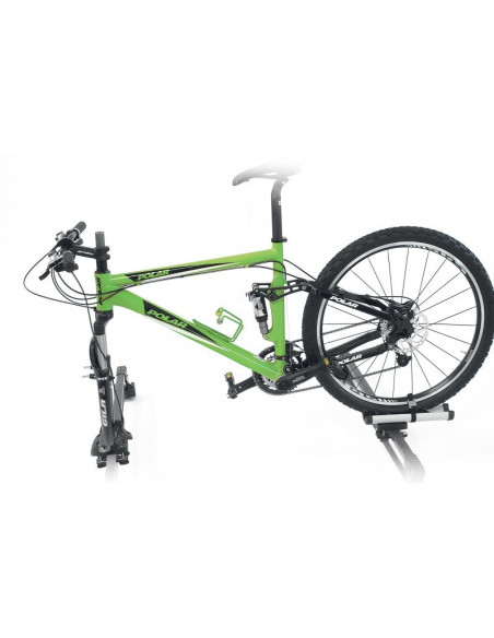 Portabici da tetto a forcella per barre portatutto max 70mm Pordoi