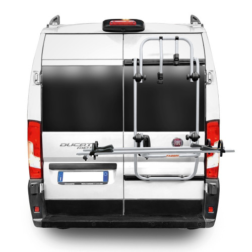 Portabici 2 bici posteriore silver per camper Crafter-Sprinter